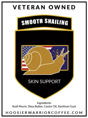 Smooth Snailing Skin Support, body cream infused with ethically sourced snail mucin. Use where skin support is needed. Available in 3 sizes.